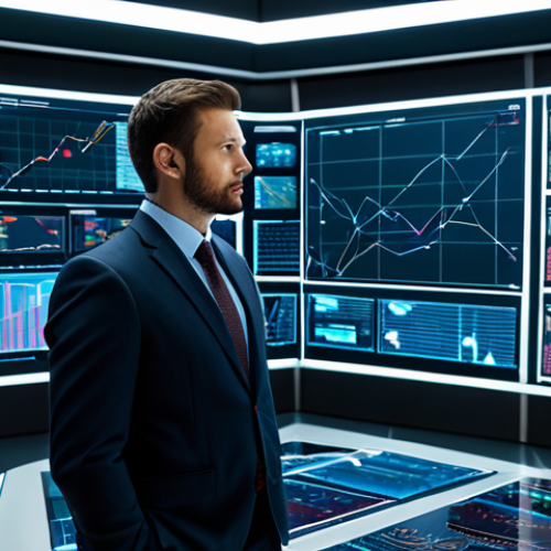 Home 6 A professional data analyst, fully clothed in a modest business suit, stands confidently in a sophisticated, futuristic control room. Large, interactive display screens surround the analyst, showcasing intricate data visualizations, glowing network diagrams, and complex charts in a clean, modern aesthetic. The scene emphasizes the extraction of deep meaning and hidden patterns from vast amounts of information, highlighting the AI's role in providing profound insights for strategic decision-making. Professional photography, high detail, perfect anatomy, correct proportions, natural pose, well-formed hands, proper finger count, natural body proportions, safe for work, appropriate content, fully clothed, professional.
